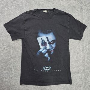 Batman The Dark Knight Joker Shirt Mens Small Black DC Comics Graphic Movie 2009